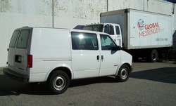 same day delivery service truck and van